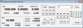 Signal-Generator screenshot