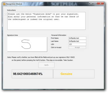 Signature Verification screenshot 3