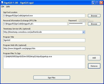 SignGUI screenshot 2