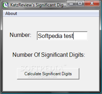 Significant Digit Calculator screenshot