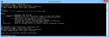 SignXML screenshot