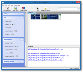 Sikuli IDE screenshot