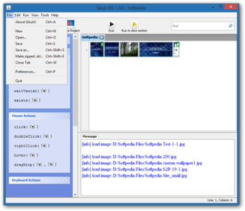 Sikuli IDE screenshot 2