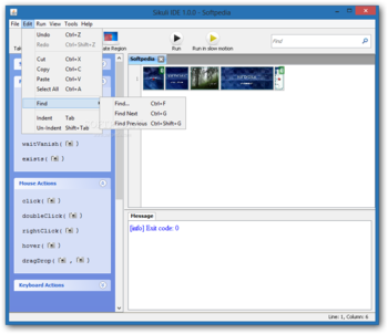 Sikuli IDE screenshot 3