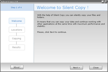 Silent Copy screenshot