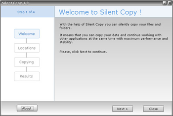 Silent Copy screenshot 2