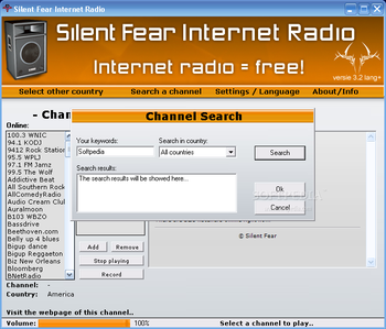 Silent Fear Internet Radio screenshot 2