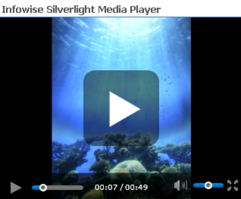 Silverlight Video Player screenshot
