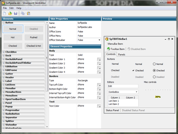 Silverpoint Skin Editor screenshot
