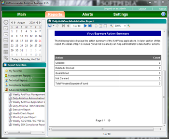 SIMCommander AntiVirus Analyzer screenshot 2