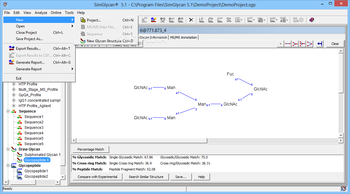 SimGlycan screenshot 6