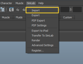 SimLab 3DS Importer for Maya screenshot