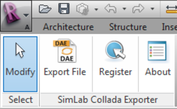 SimLab Collada Exporter screenshot