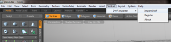 SimLab DWF Importer for Modo screenshot