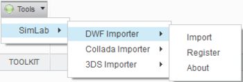 SimLab DWF Importer for PTC screenshot