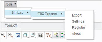 SimLab FBX Exporter for PTC screenshot
