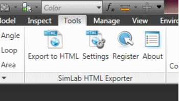 SimLab HTML Exporter for Inventor screenshot
