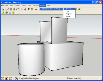 SimLab IGES Importer for SketchUp screenshot