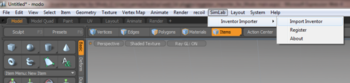 SimLab Inventor Importer for Modo screenshot