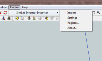 SimLab Inventor Importer for SketchUp screenshot