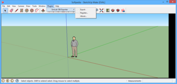 SimLab OBJ Exporter for SketchUp screenshot