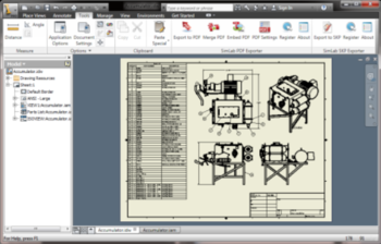 SimLab PDF Exporter for Inventor screenshot