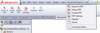 SimLab PDF Exporter for SolidWorks screenshot