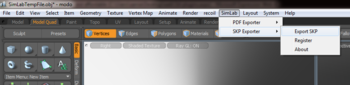 SimLab SKP Importer for Modo screenshot