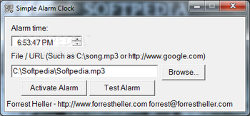 Simple Alarm Clock screenshot