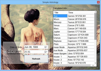 Simple Astrology screenshot