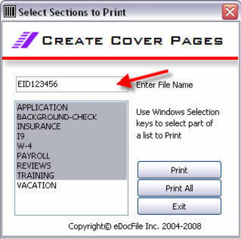 Simple Barcode Filing screenshot 3