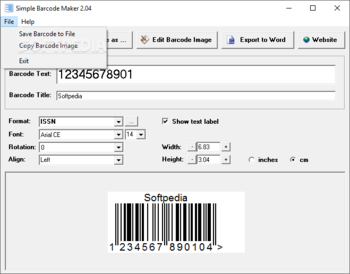 Simple Barcode Maker screenshot 2