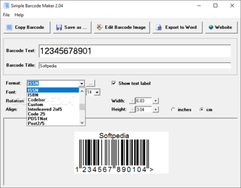 Simple Barcode Maker screenshot 3