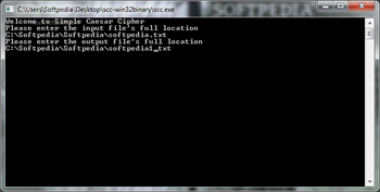 Simple Caesar Cipher screenshot