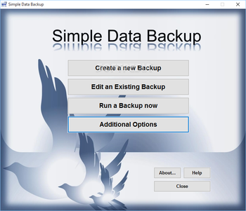 Simple Data Backup screenshot