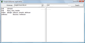 Simple Dictionary Application screenshot 2