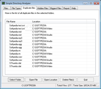 Simple Directory Analyzer screenshot 4