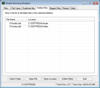 Simple Directory Analyzer screenshot 5