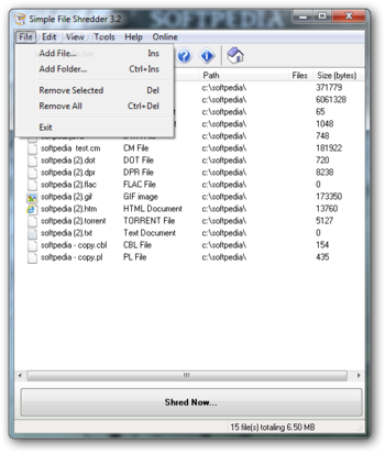 Simple File Shredder screenshot 2
