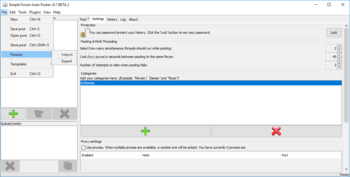Simple Forum Auto Poster screenshot 2