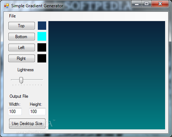 Simple Gradient Generator screenshot
