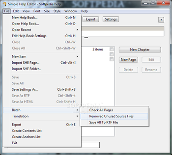 Simple Help Editor screenshot 2