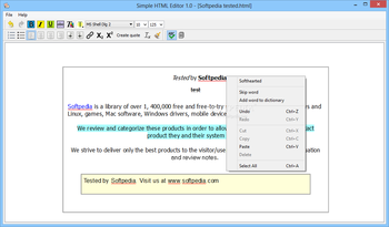 Simple HTML Editor screenshot 2