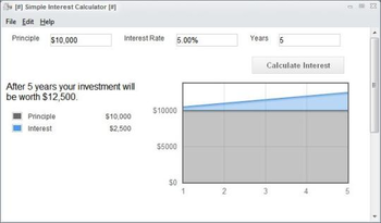 Simple Interest Calculator screenshot