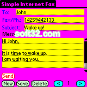 Simple Internet Fax screenshot 2