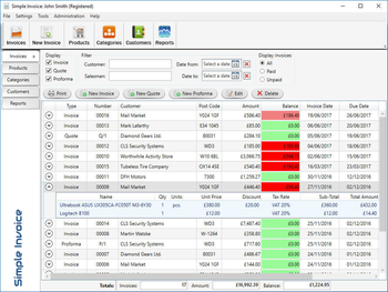 Simple Invoice screenshot 2