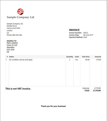 Simple Invoice screenshot 4