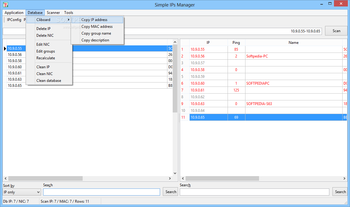 Simple IPs Manager screenshot