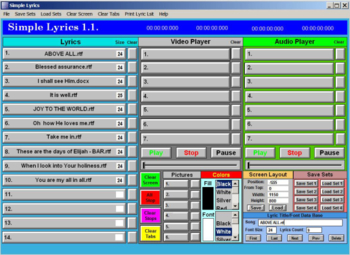 Simple Lyrics screenshot