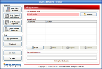 Simple Machine Protect screenshot